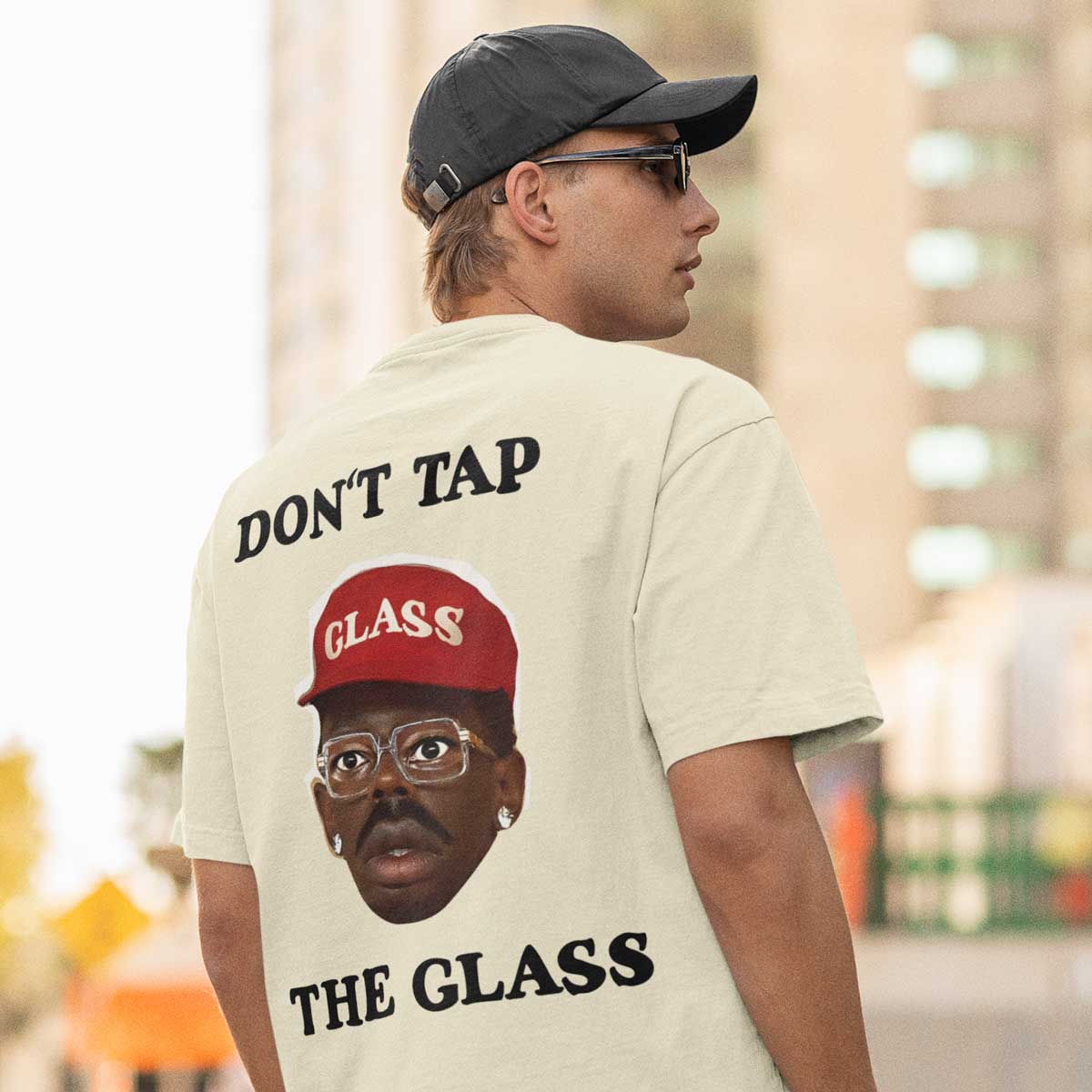 Playera Don't Tap The Glass | Beige