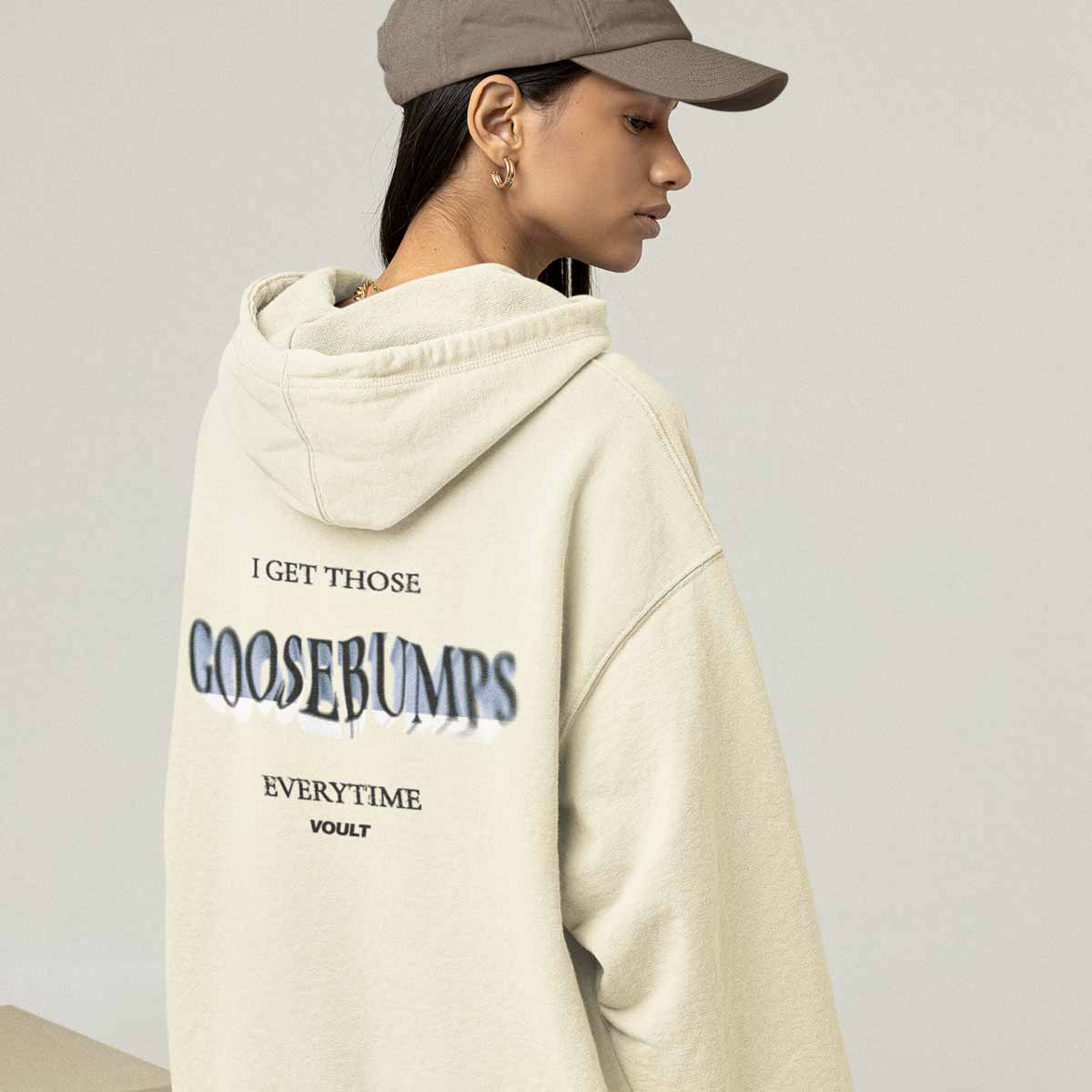 Sudadera Goosebumps | Beige