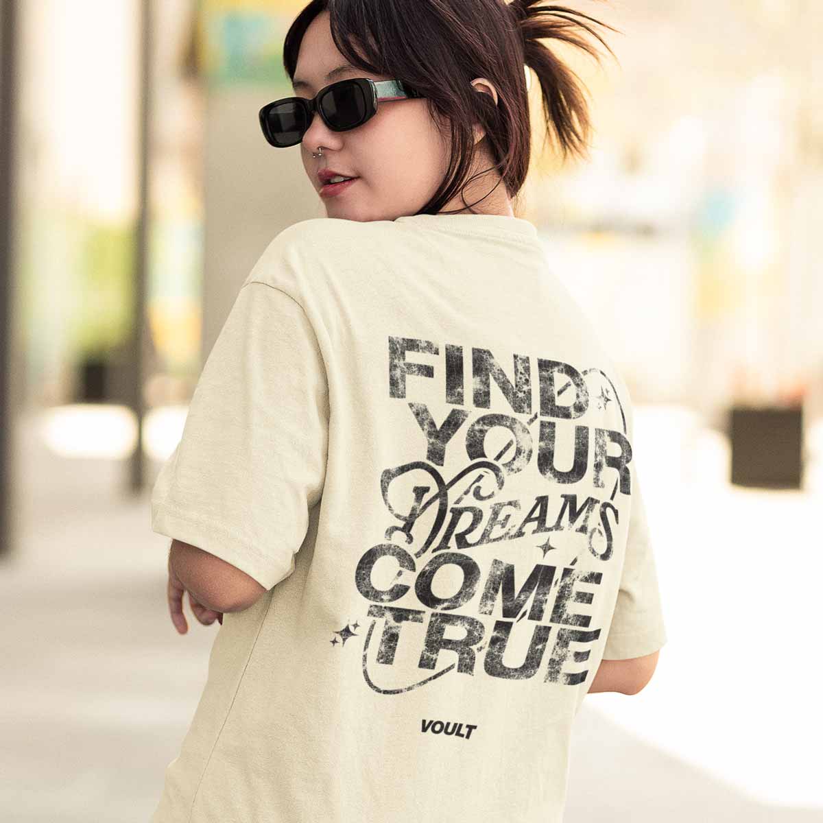 Playera I Wonder | Beige