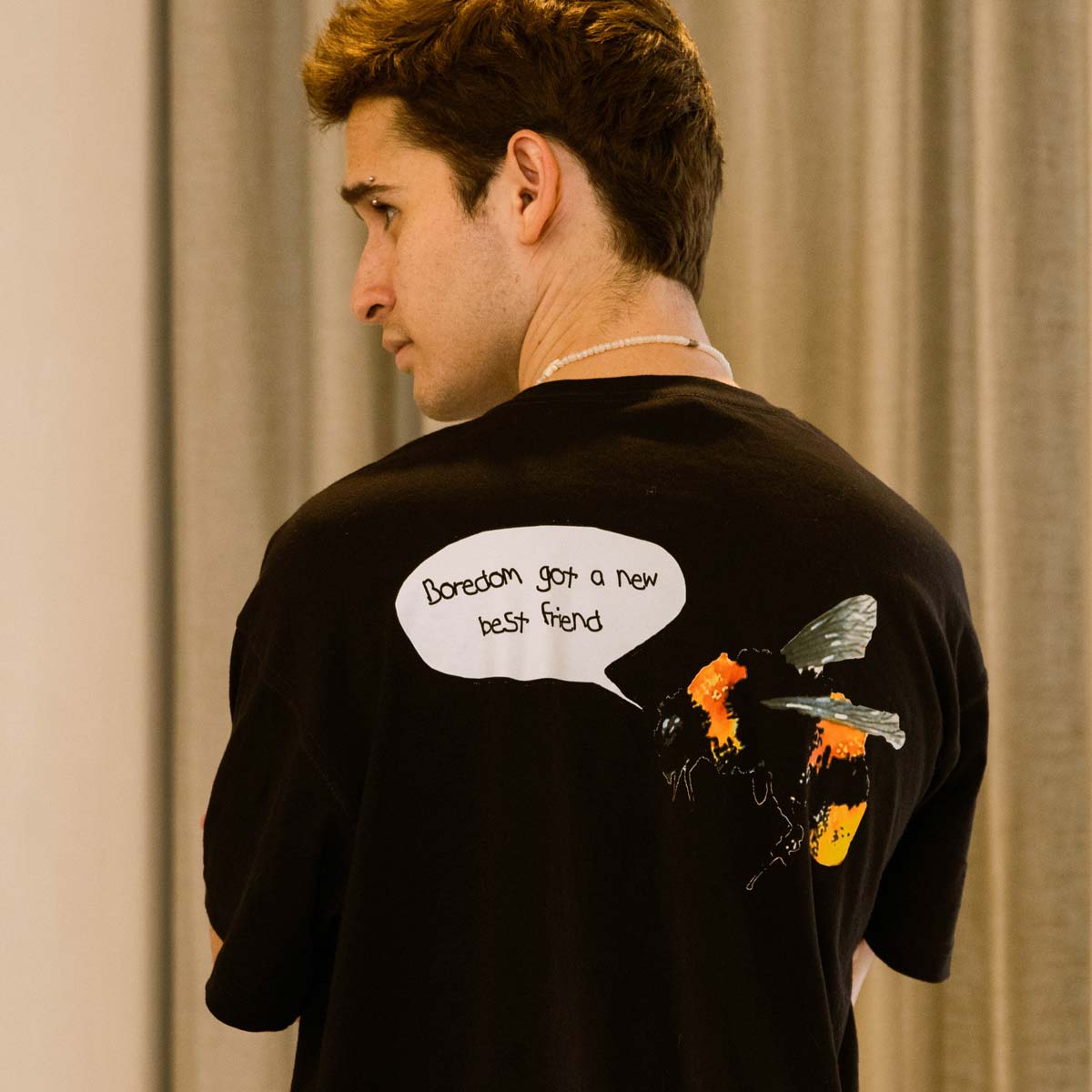 Playera Boredom | Negro