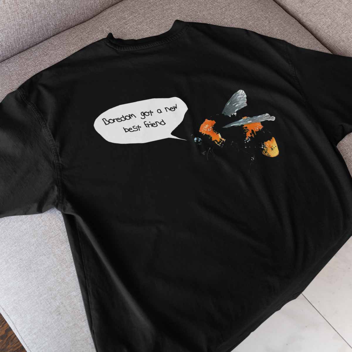 Playera Boredom | Negro