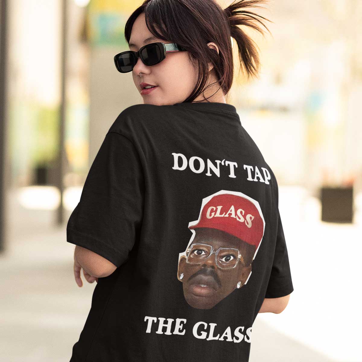 Playera Don't Tap The Glass | Negro