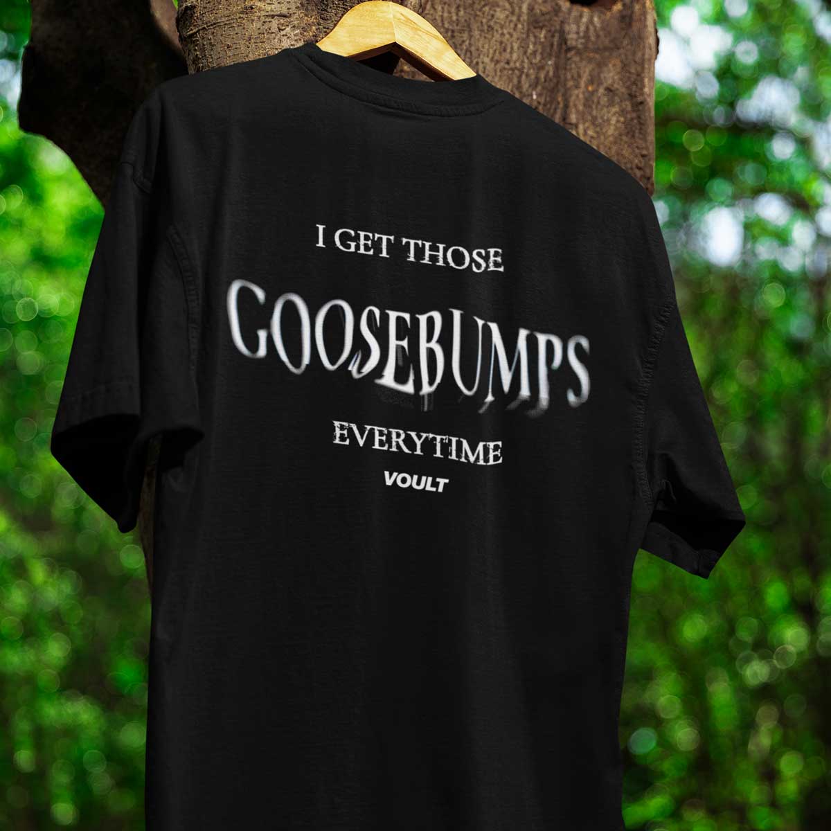 Playera Goosebumps | Negro