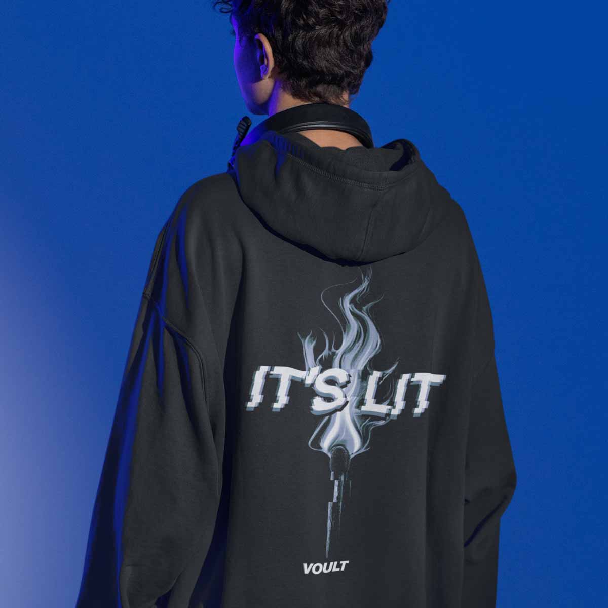 Sudadera It's Lit | Negro