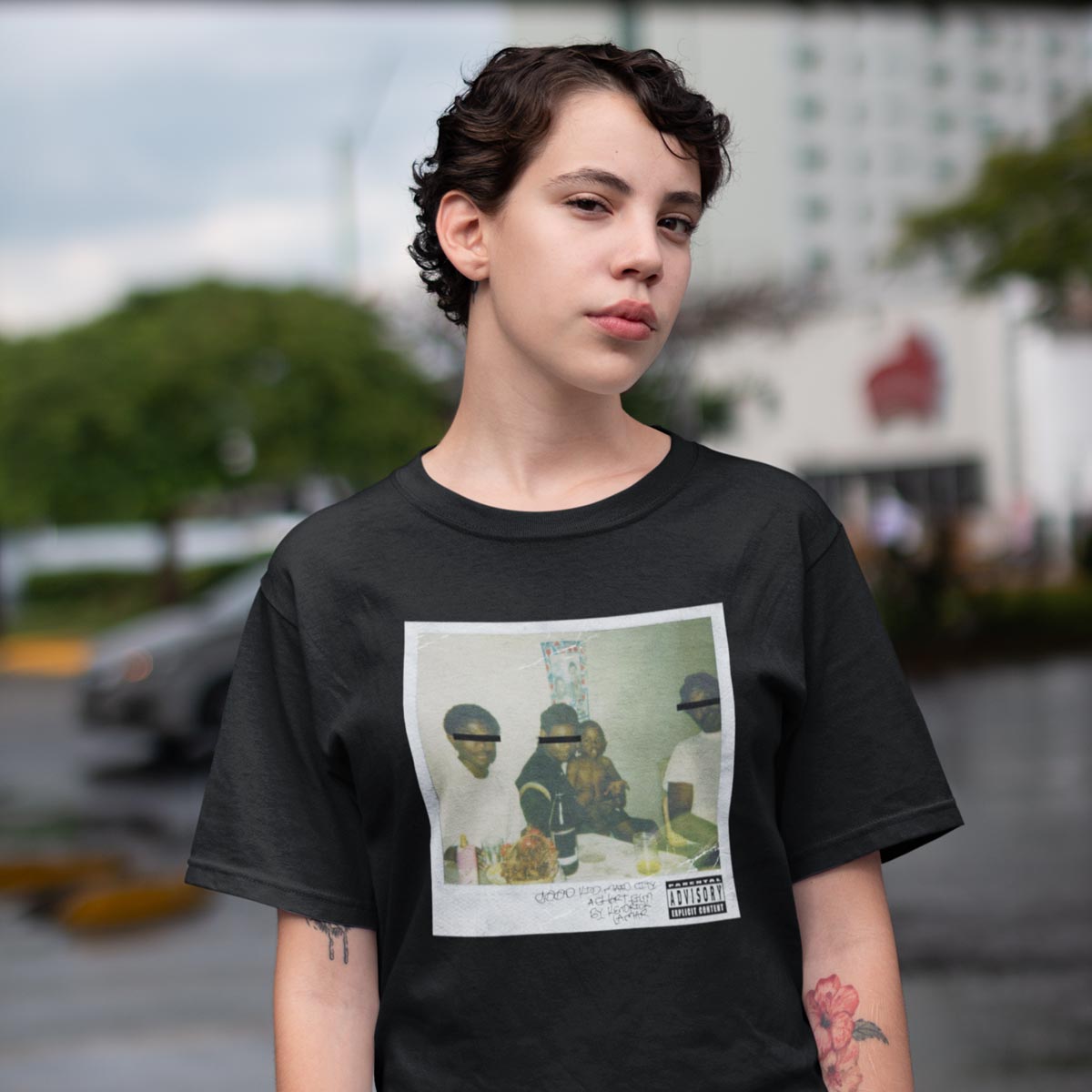 Playera Good Kid | Negro