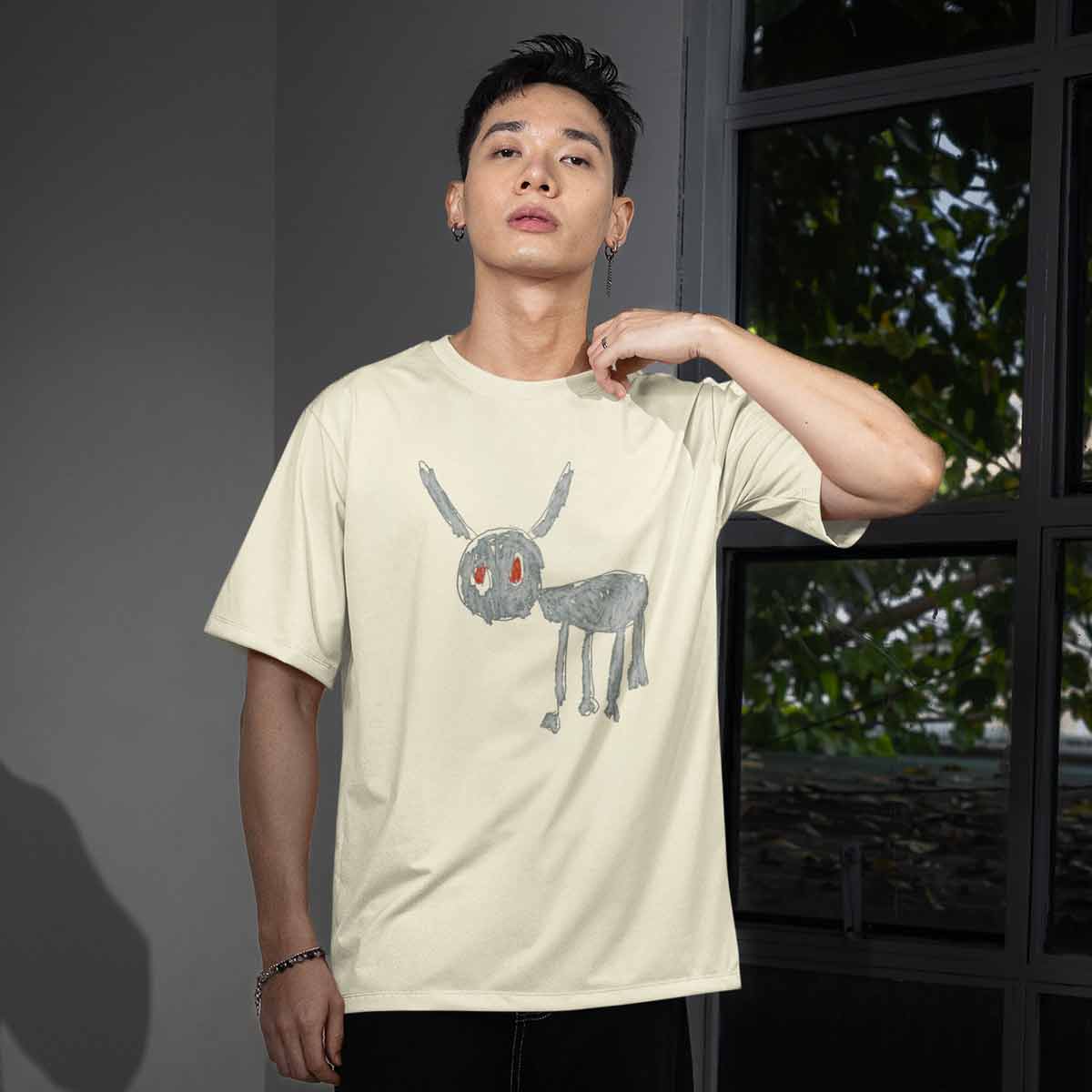 Playera For All The Dogs | Beige