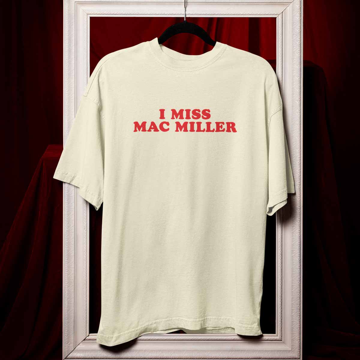 Playera I Miss Mac Miller | Beige