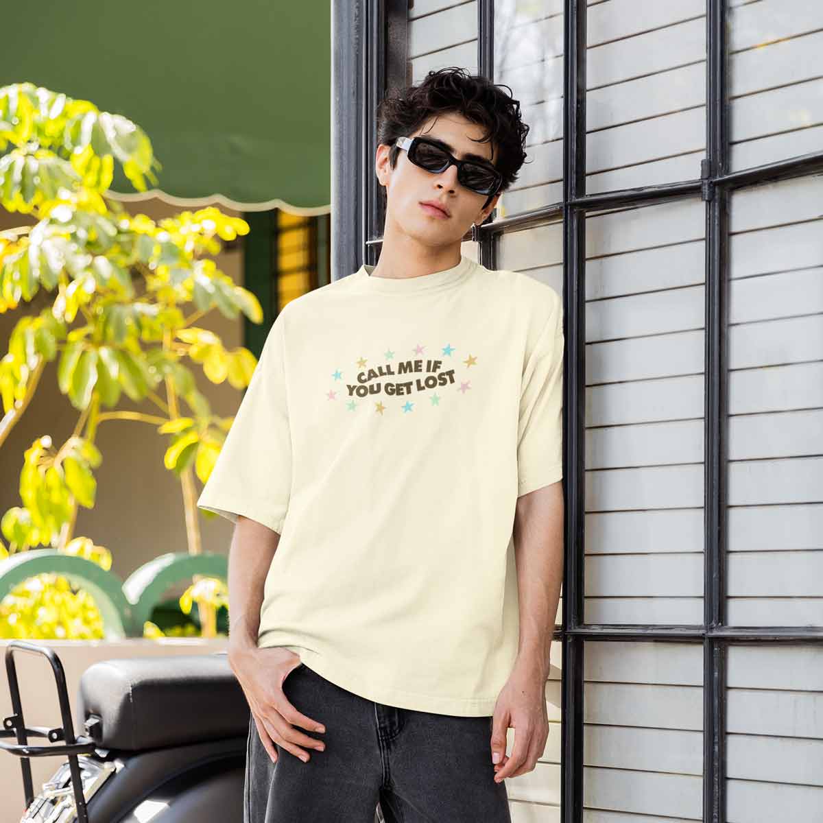 Playera Call Me If You Get Lost | Beige