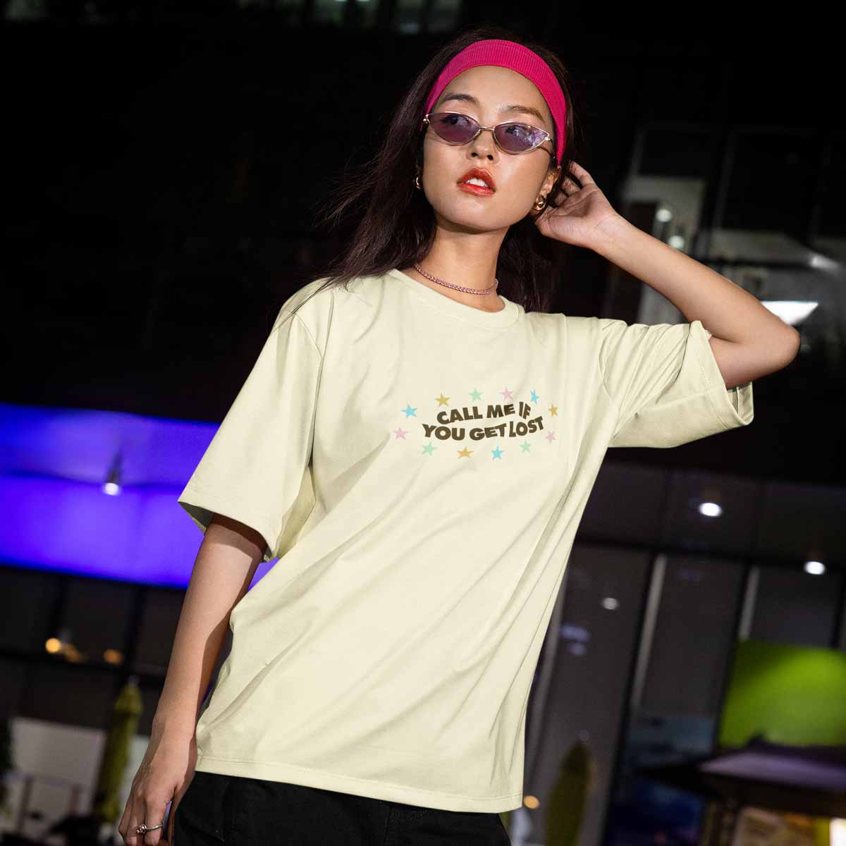 Playera Call Me If You Get Lost | Beige