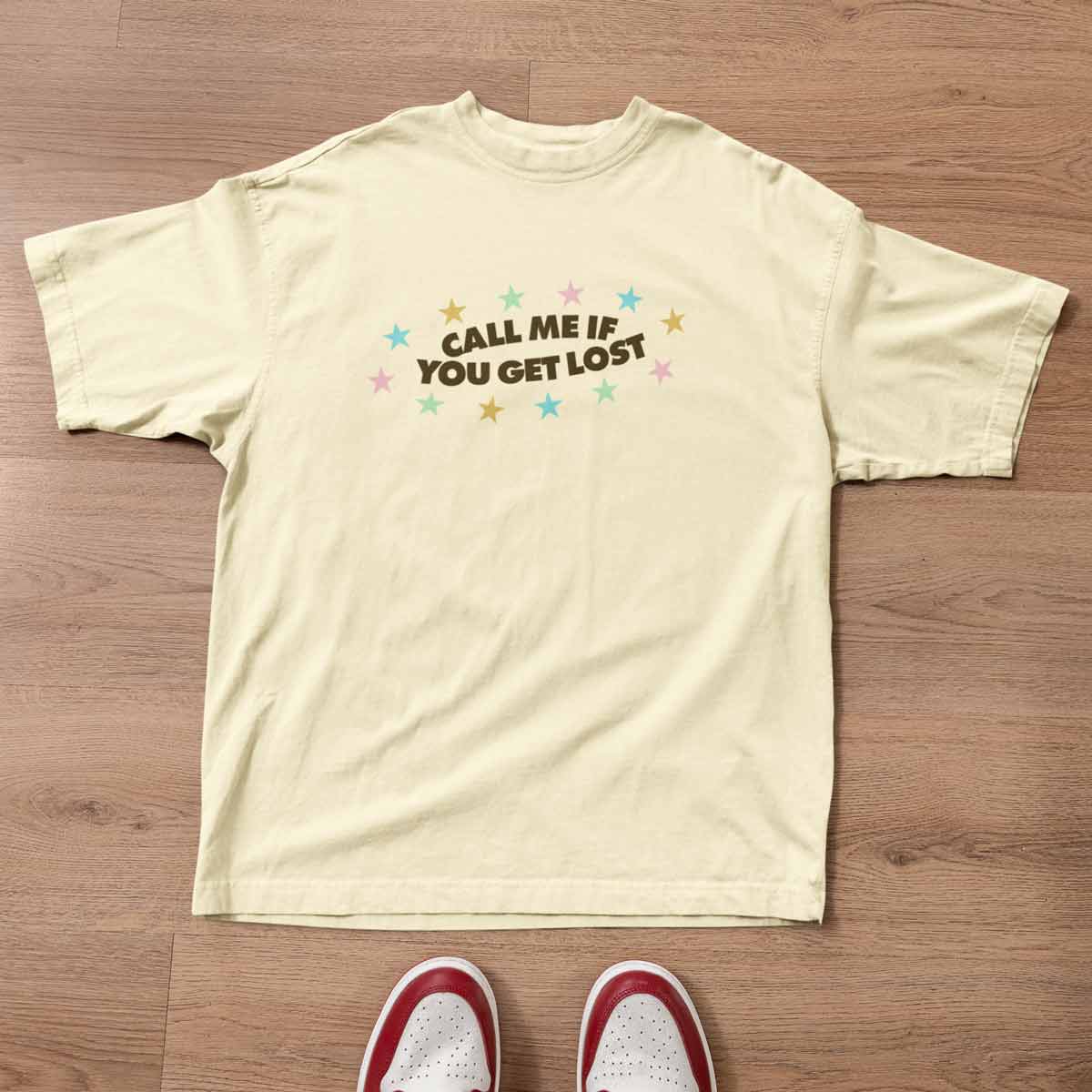 Playera Call Me If You Get Lost | Beige