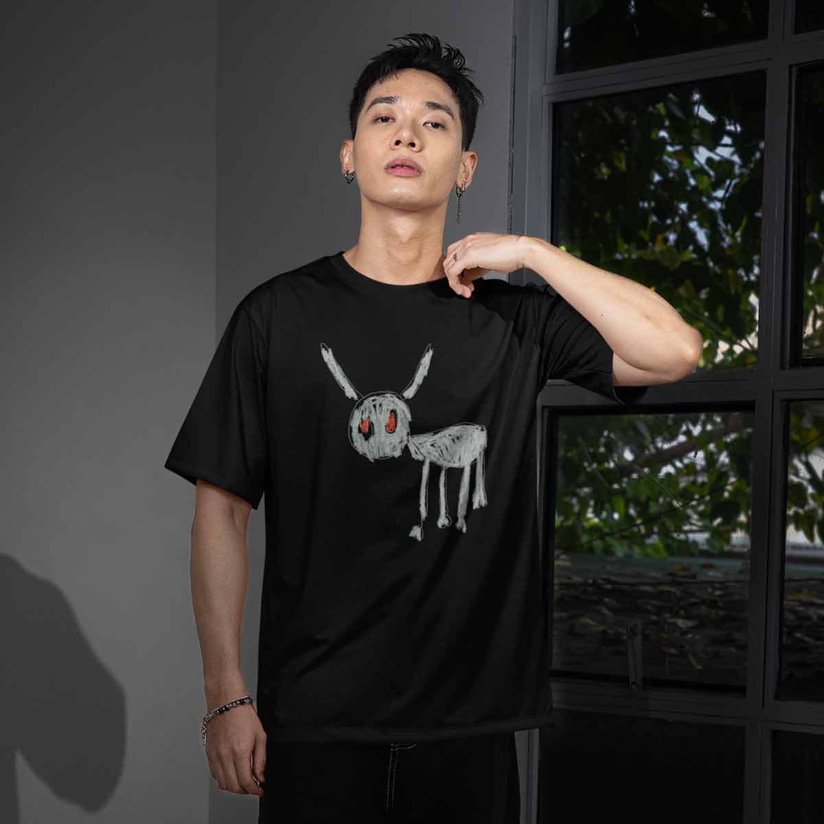 Playera For All The Dogs | Negro