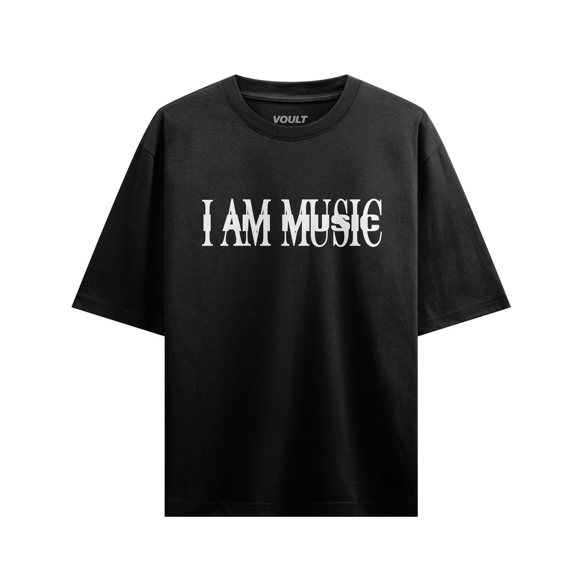 Playera I Am Music | Negro