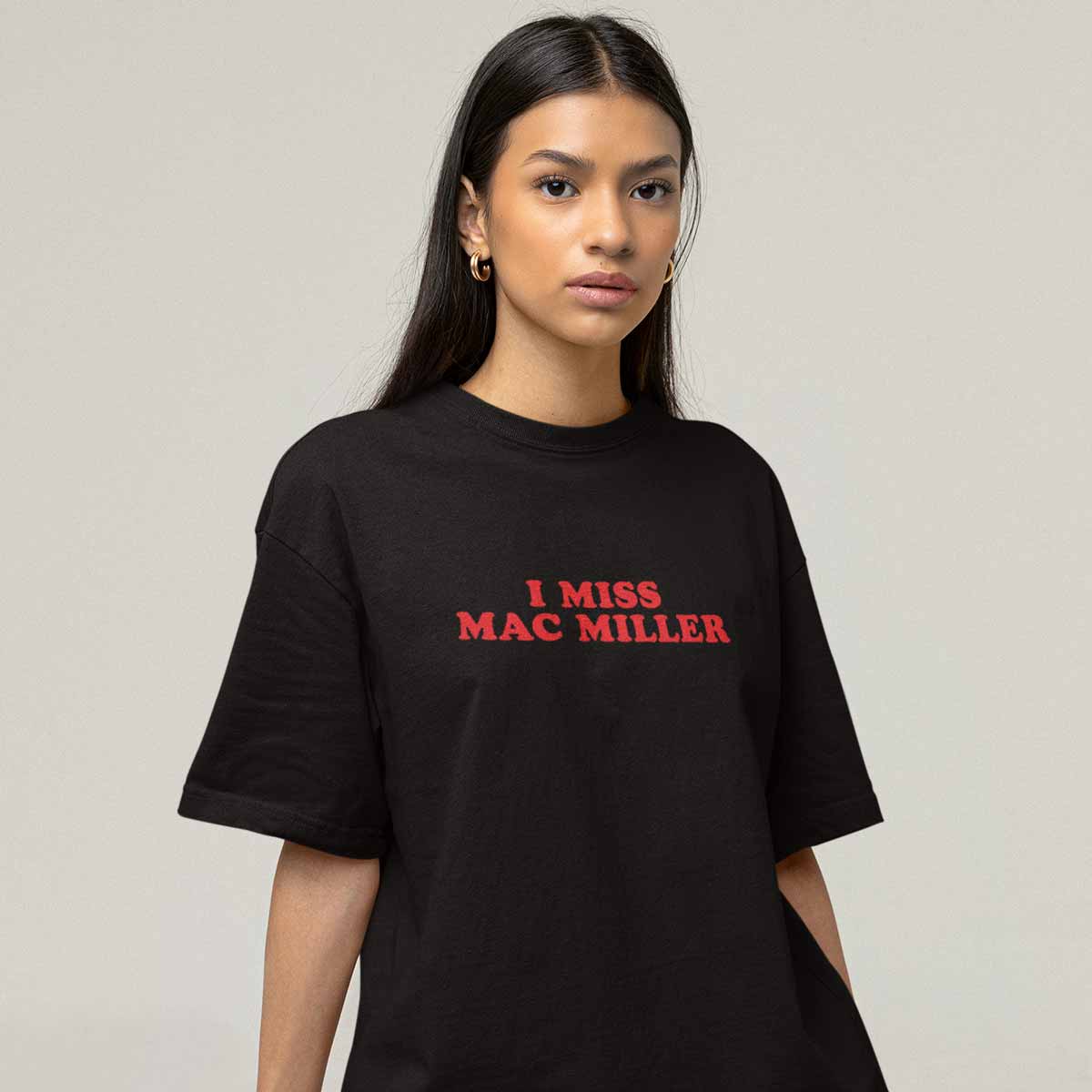 Playera I Miss Mac Miller | Negro