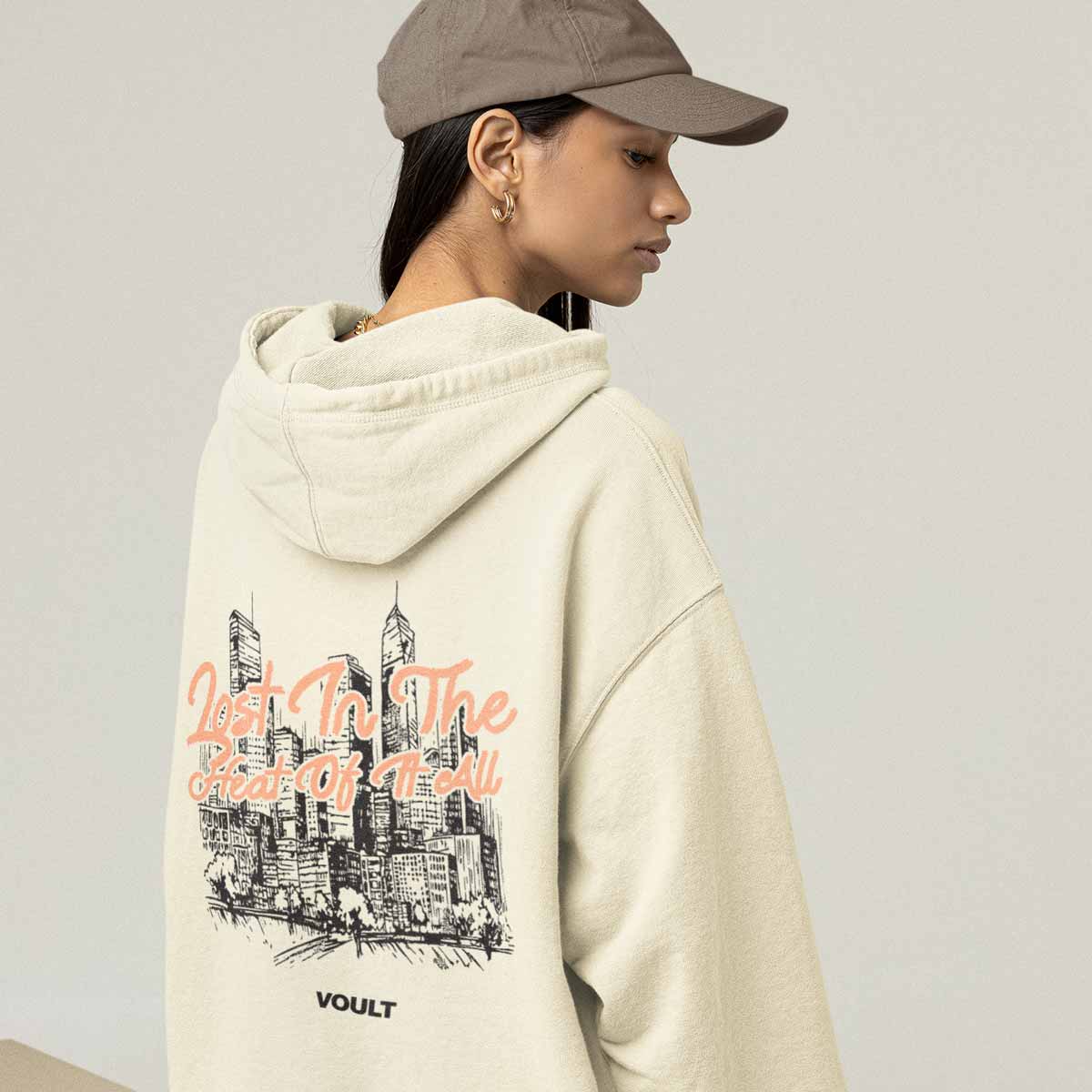 Sudadera Lost | Beige