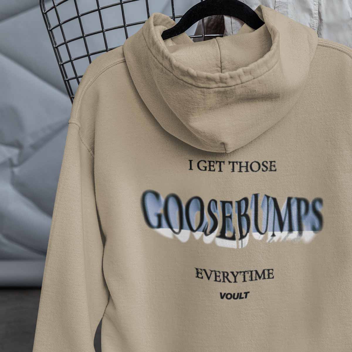 Sudadera Goosebumps | Caqui