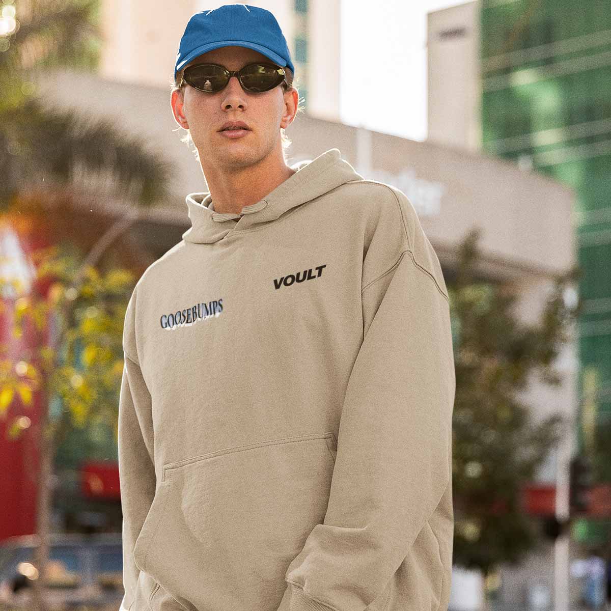 Sudadera Goosebumps | Caqui