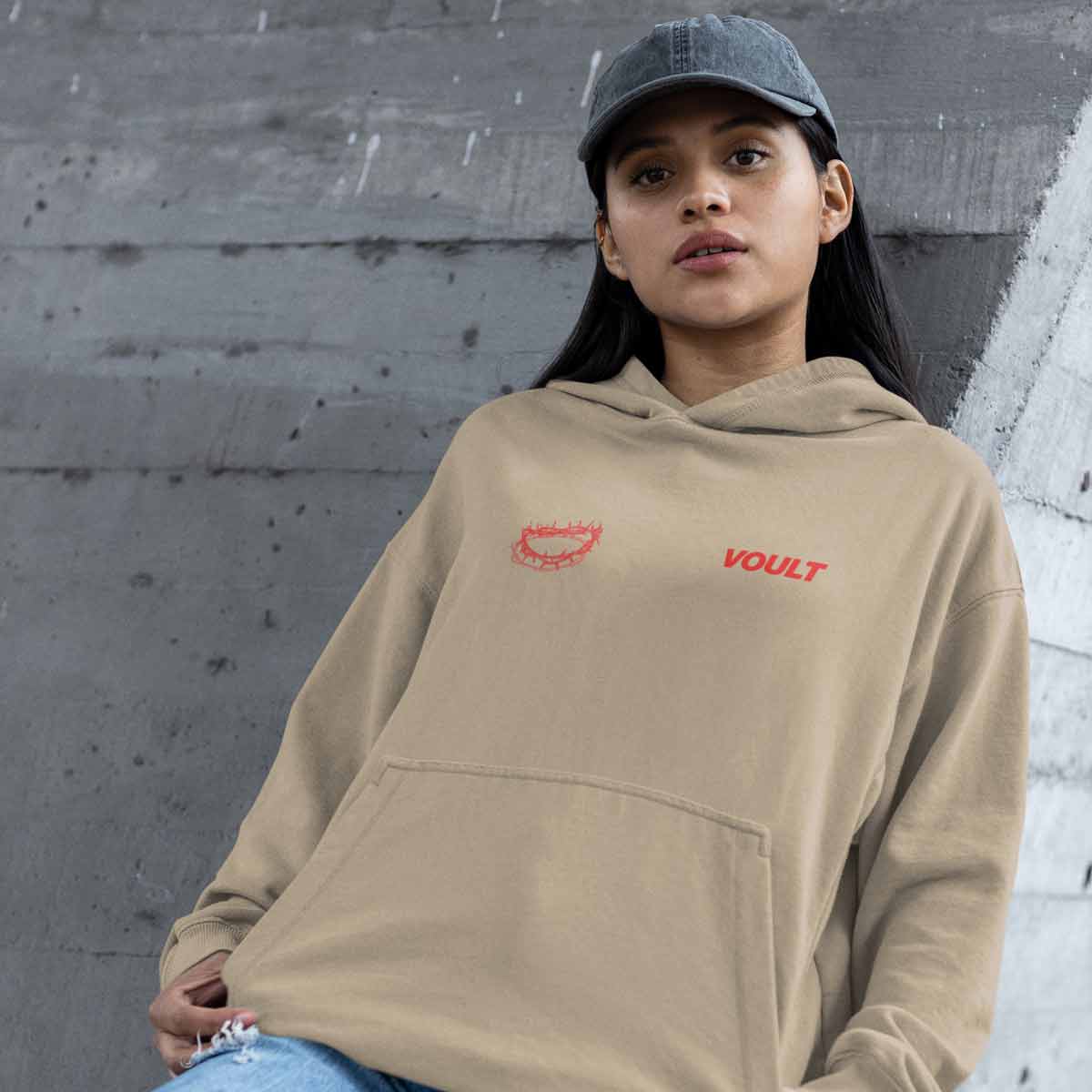 Sudadera Humble | Caqui