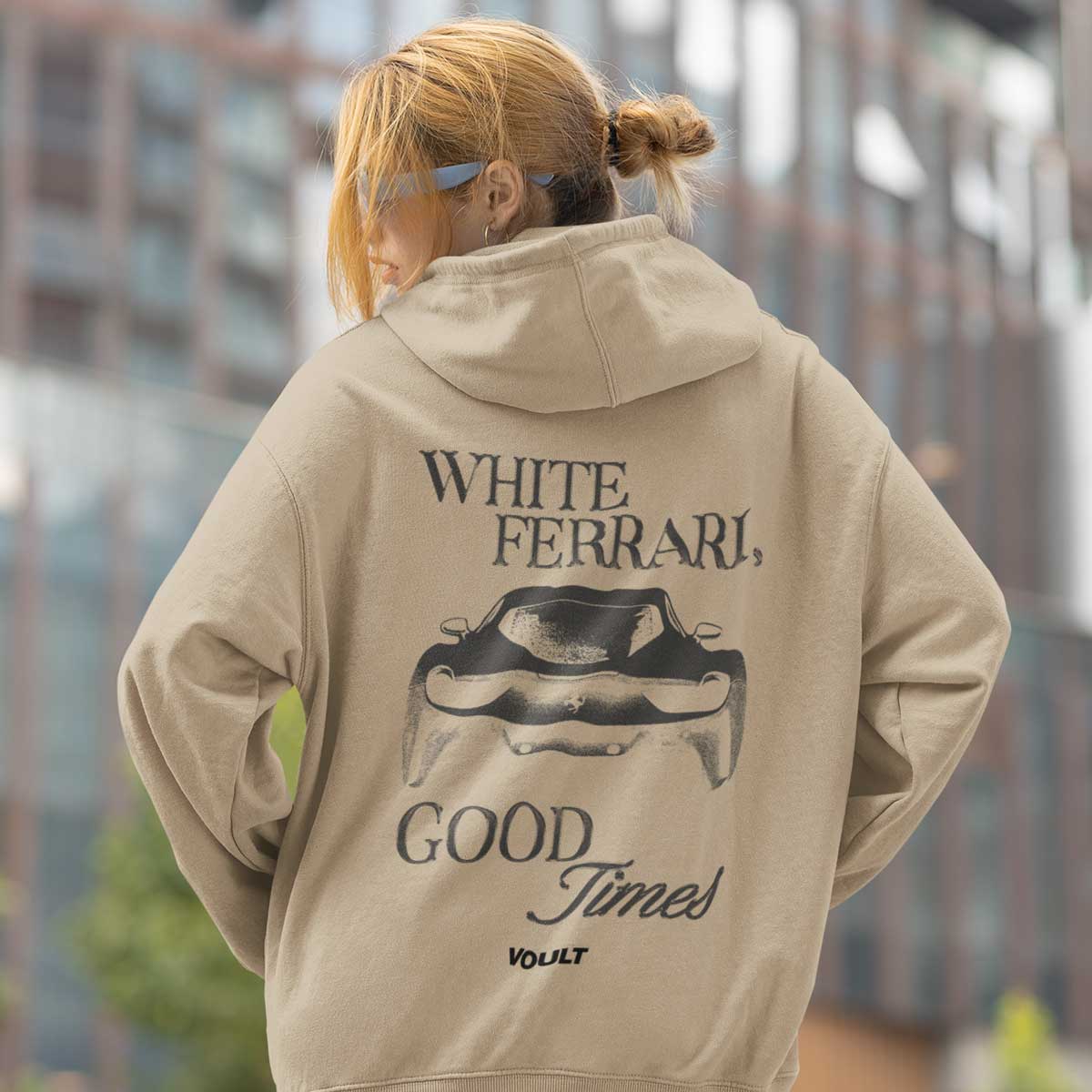 Sudadera White Ferrari | Caqui