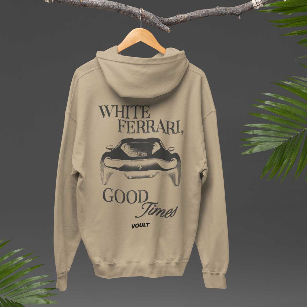 Sudadera White Ferrari | Caqui