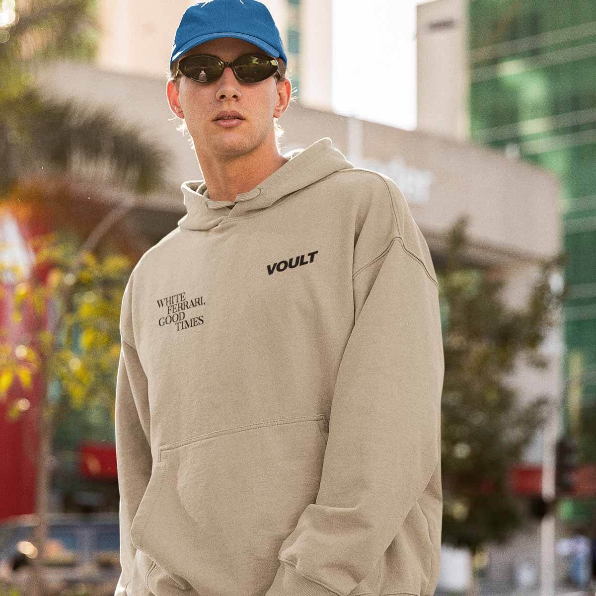 Sudadera White Ferrari | Caqui