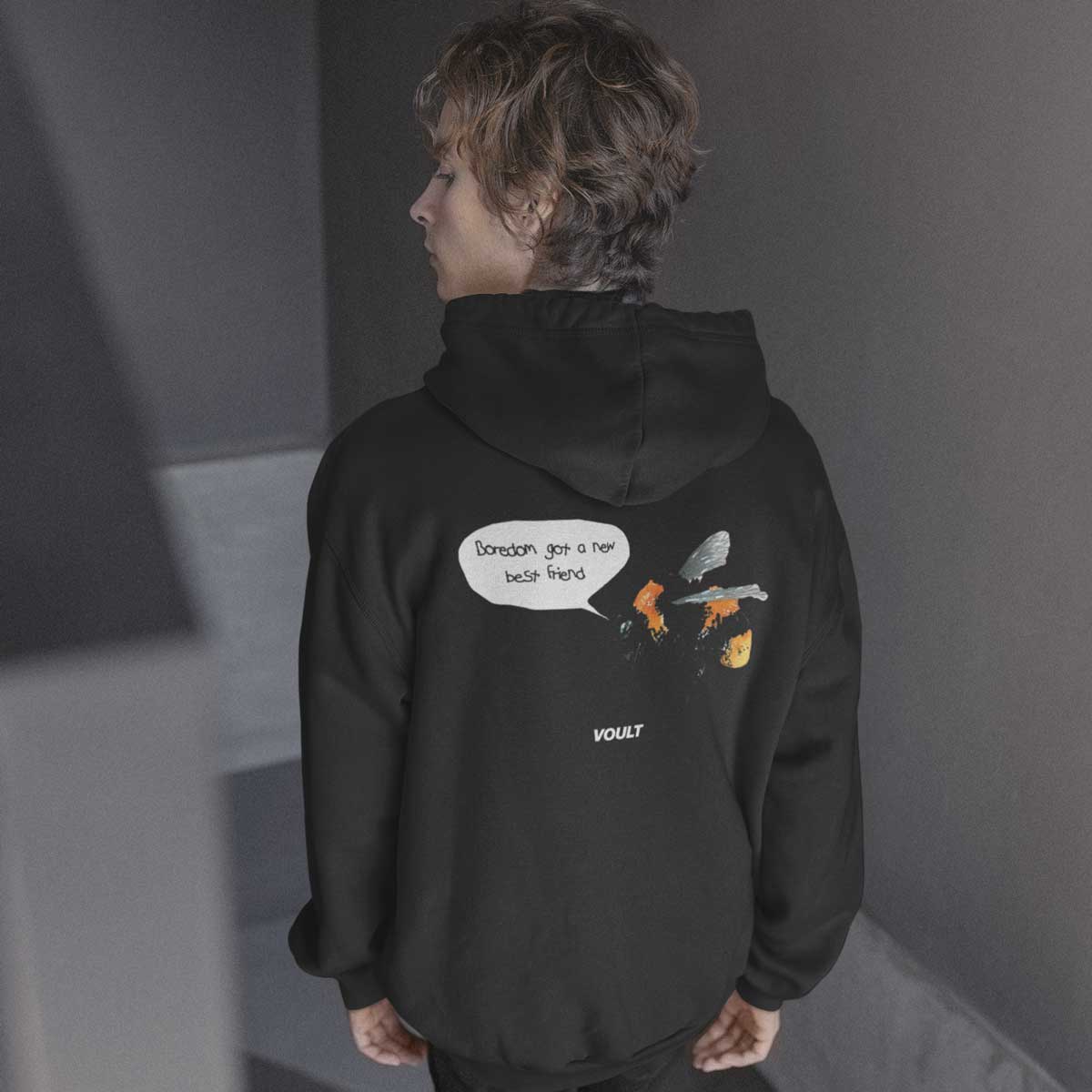 Sudadera Boredom | Negro