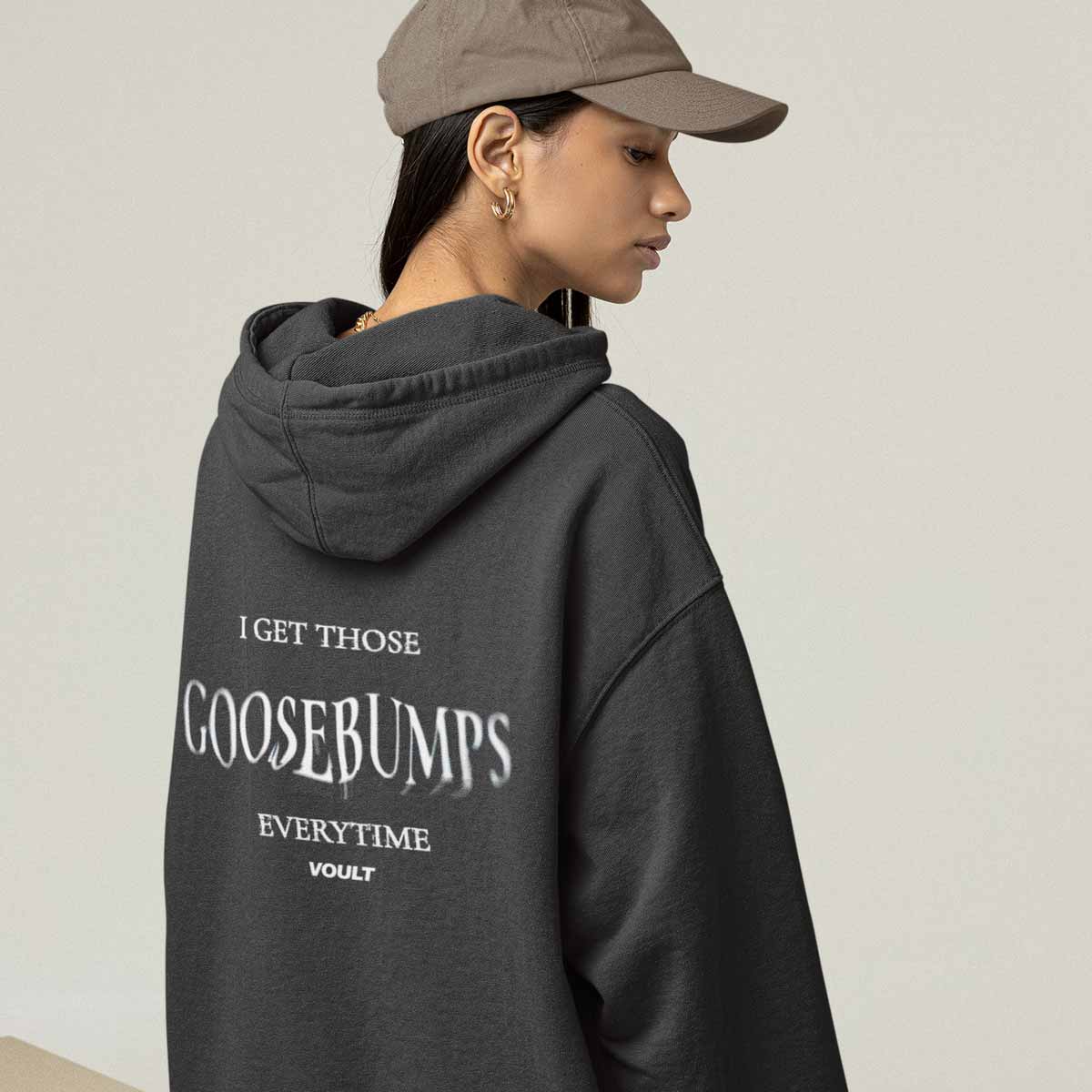 Sudadera Goosebumps | Negro