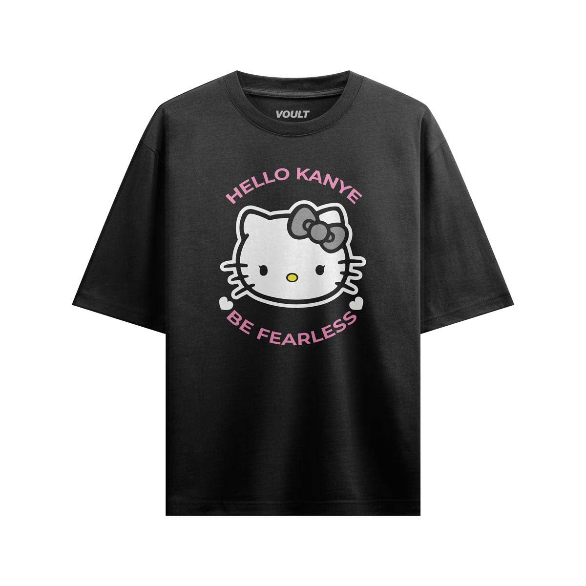 Playera Be Fearless Hello Kitty | Negro