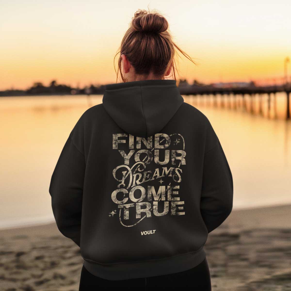 Sudadera I Wonder | Negro