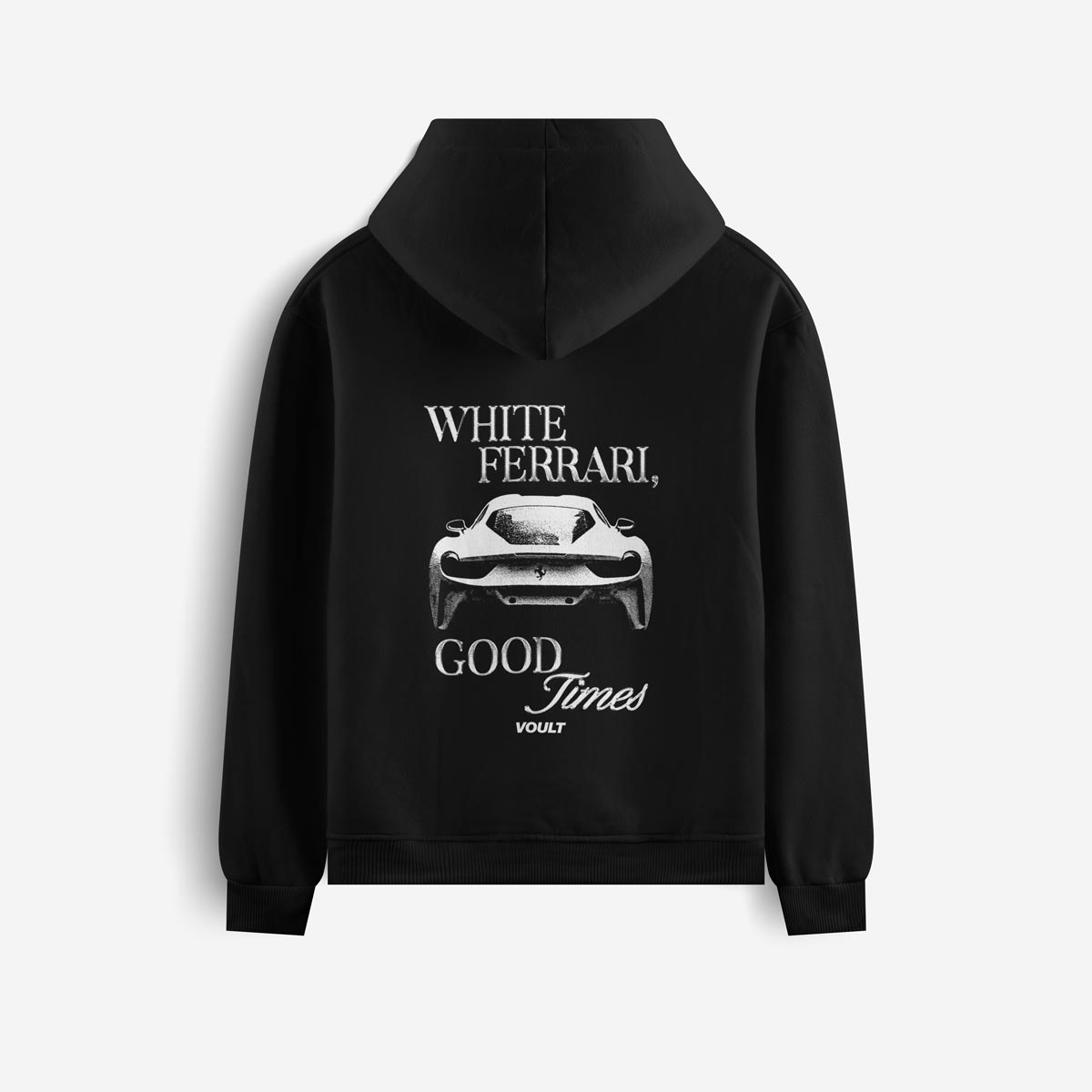 Sudadera White Ferrari | Negro