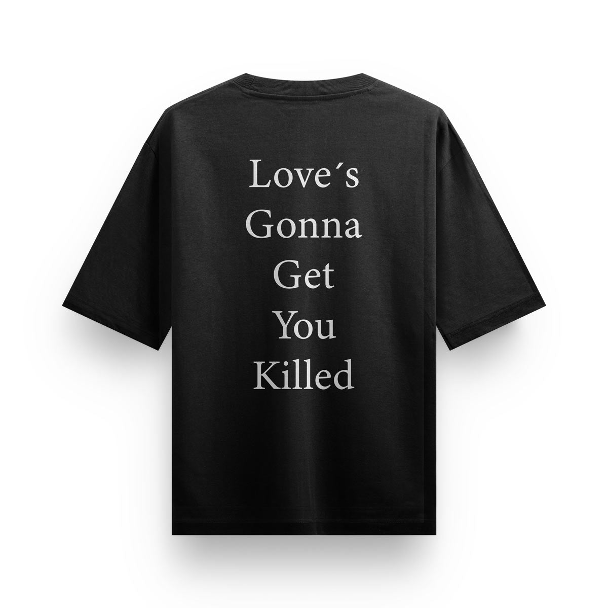 Playera Damn Frase | Negro