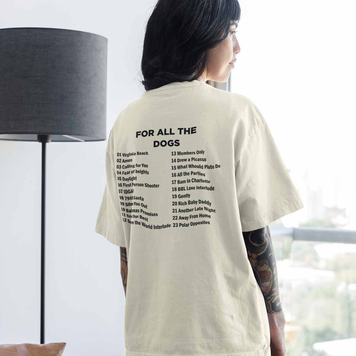 Playera For All The Dogs | Beige