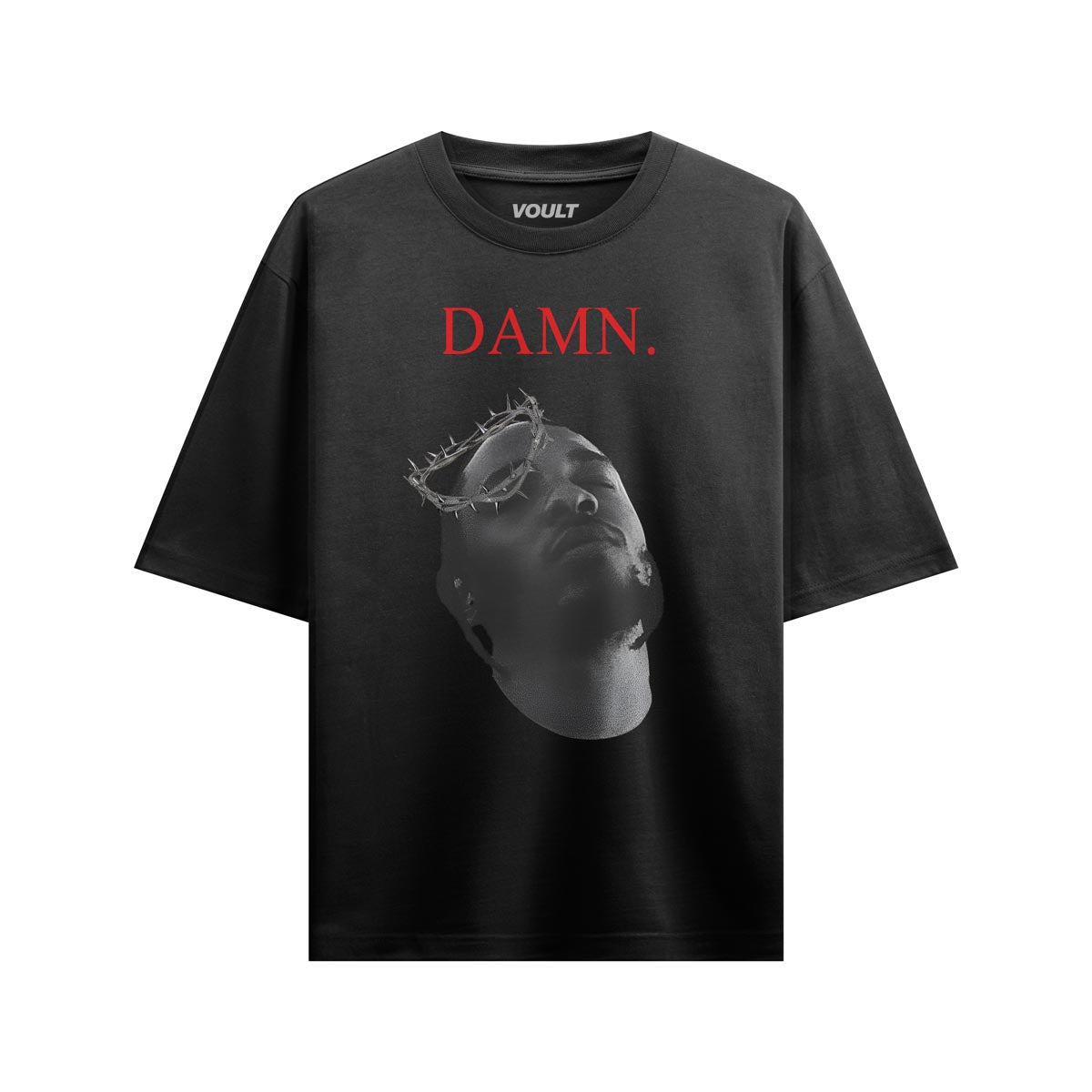 Playera Damn Frase | Negro