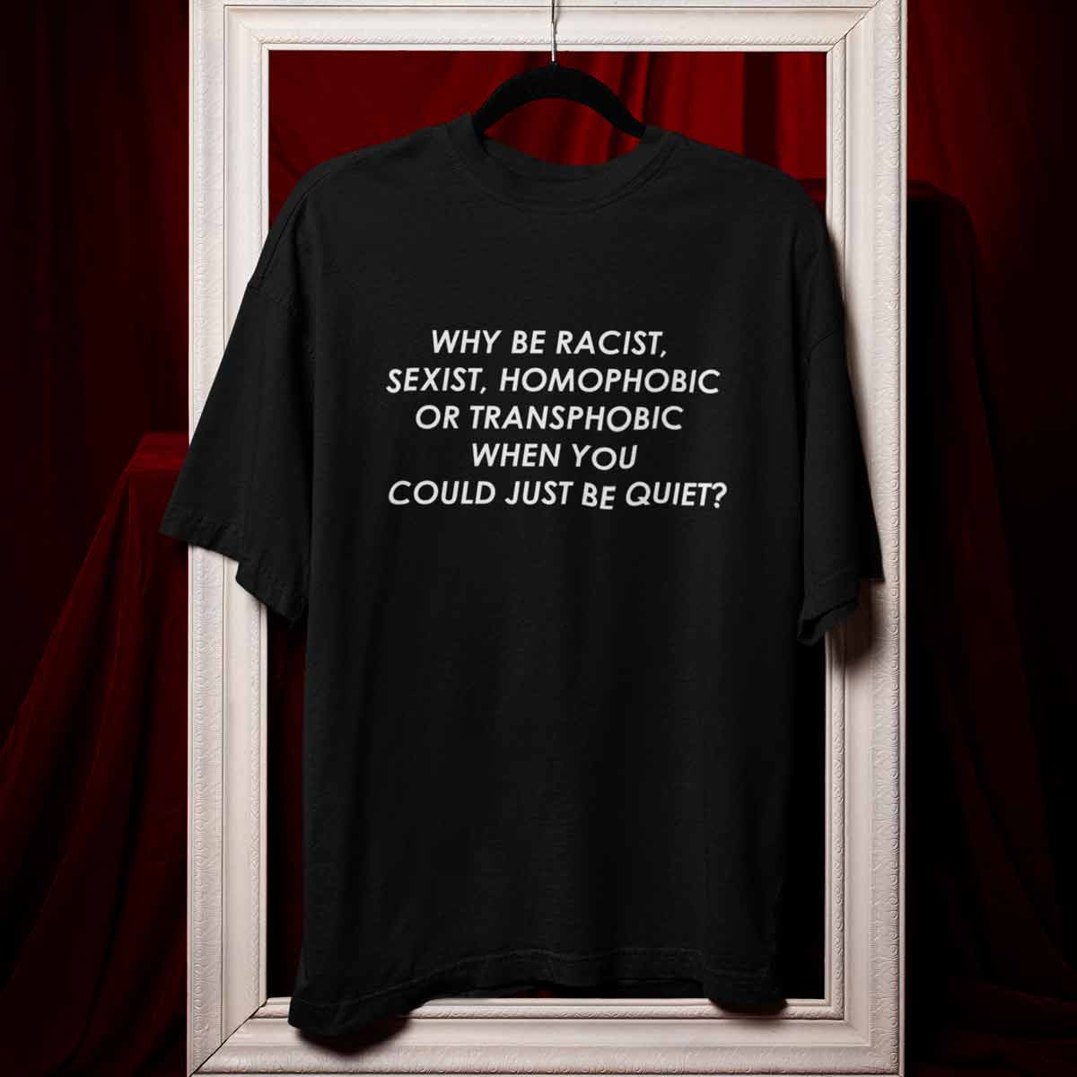 Playera Anti-Discrimination | Negro