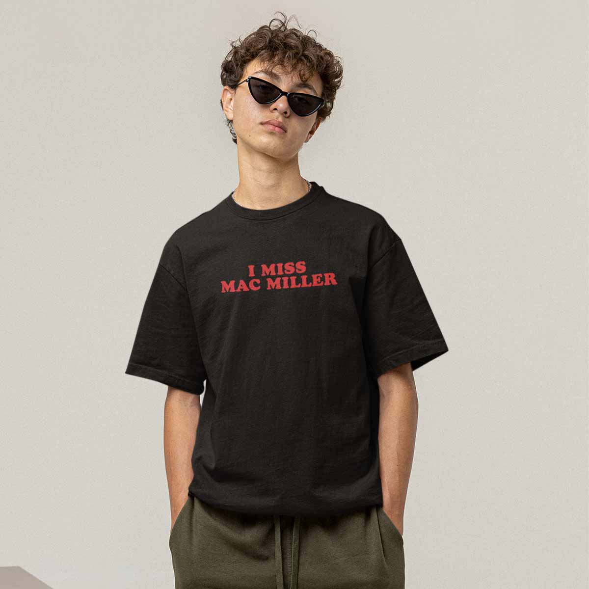 Playera I Miss Mac Miller | Negro