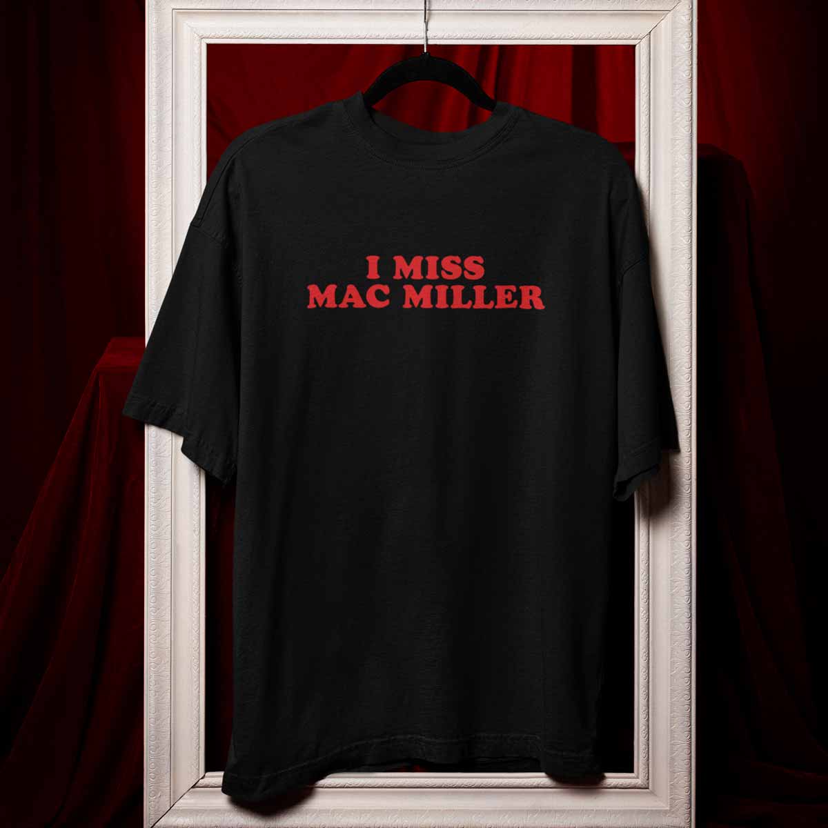Playera I Miss Mac Miller | Negro